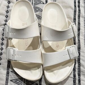 Birkenstock Waterproof Double Strap White Sandals